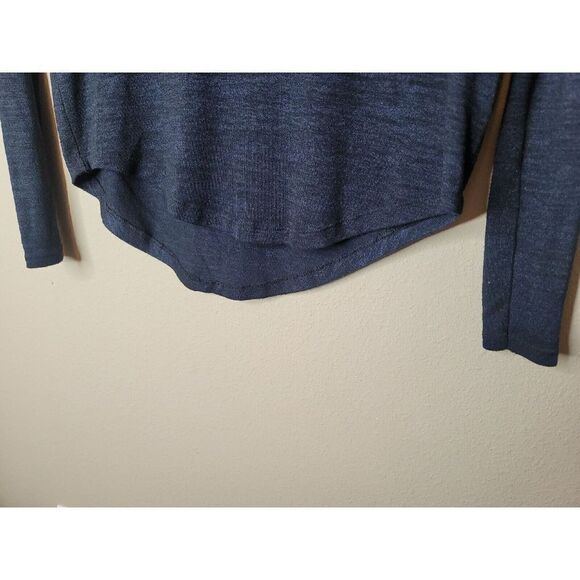 Rag & Bone Jeans Women's Blue Space Dye Knit Sweater Shirt Size XS t61 - Picture 4 of 8